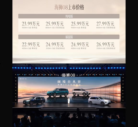 海狮08上市价格
