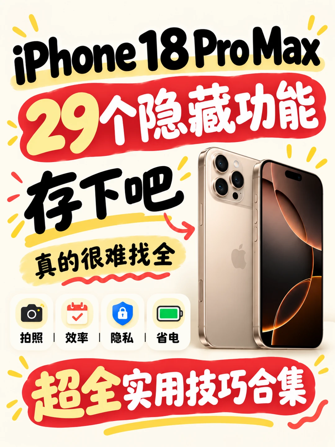 iPhone29 个隐藏功能｜再也不用瞎摸索👍
