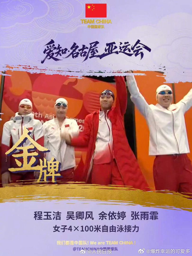#中国游泳连夺6金#我们中国游泳队也太厉害了吧！连夺6金真的太牛了，这是小说都不敢写的程度。希望运动员们继续加油，也希望网友们给予运动员最大的尊重和祝福～所有的项目的运动员都是一样，你们都是好样的！永远是我们的骄傲～～ ​