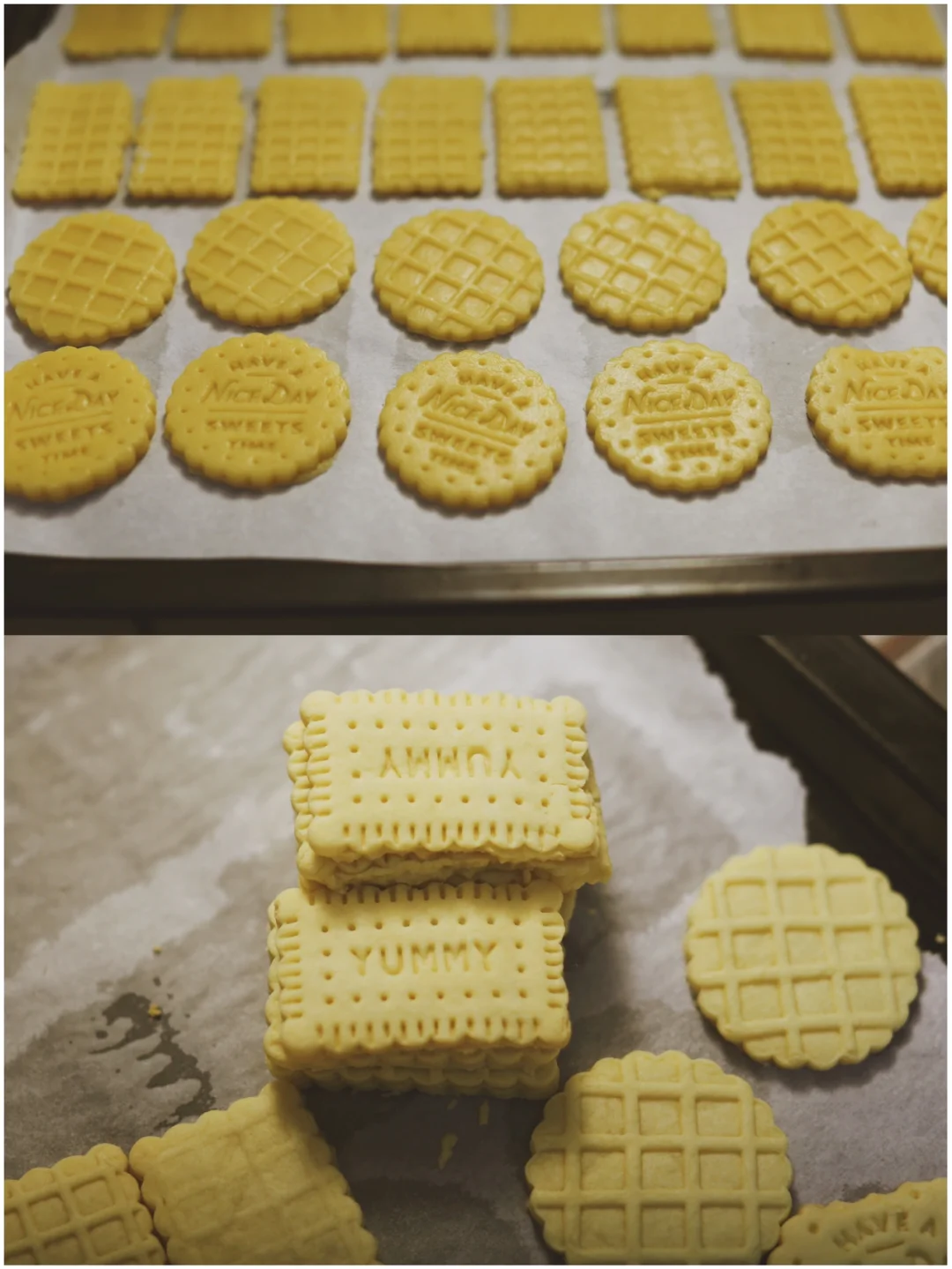 奶香味十足的黄油饼干，出门旅游必备小甜品