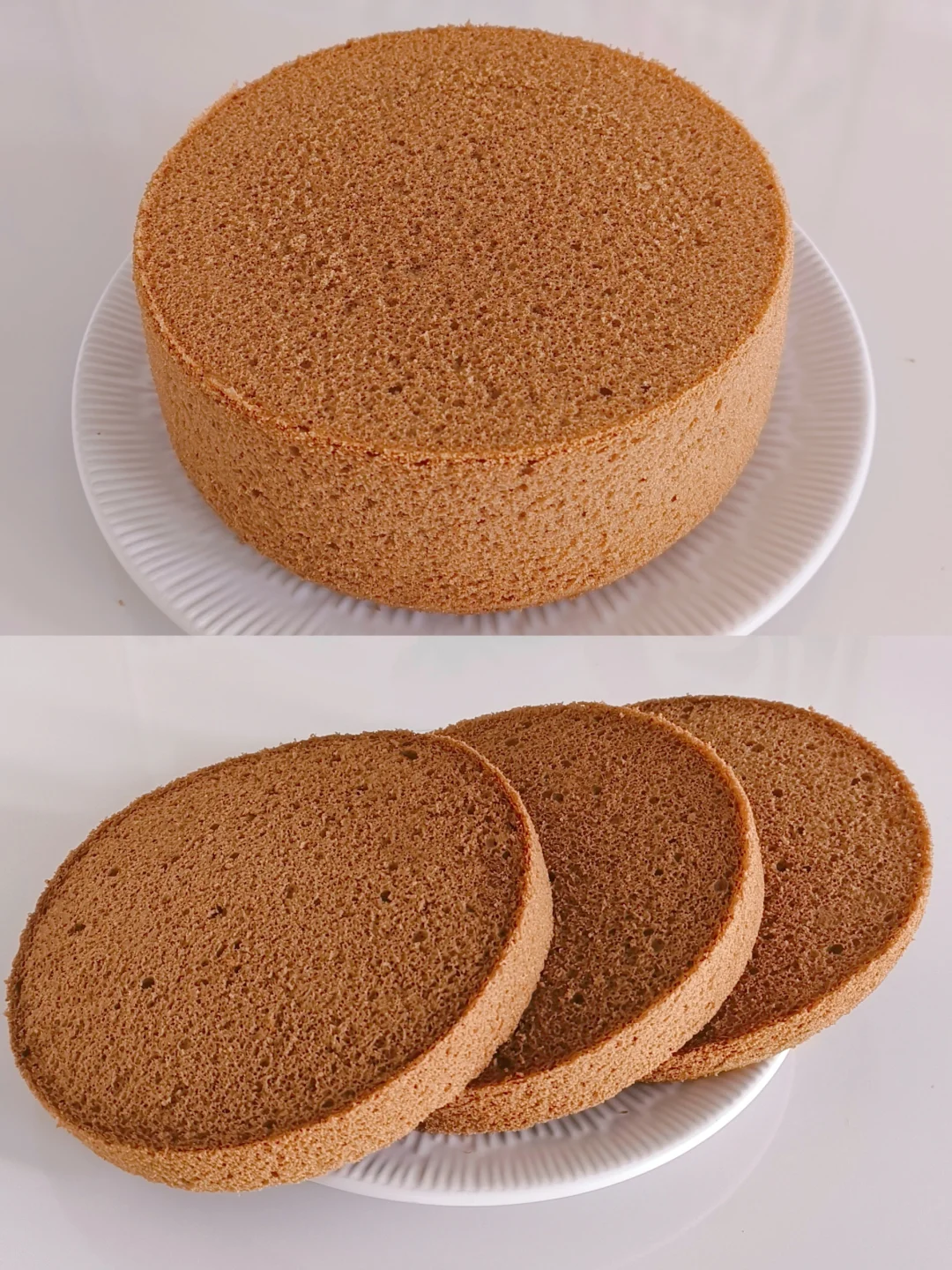 锁死这个配方🔥不凹陷不回缩的可可戚风