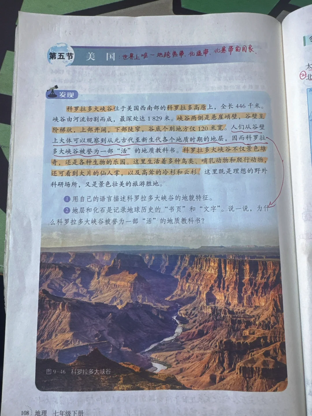 七下新湘教版地理———美国🇺🇸