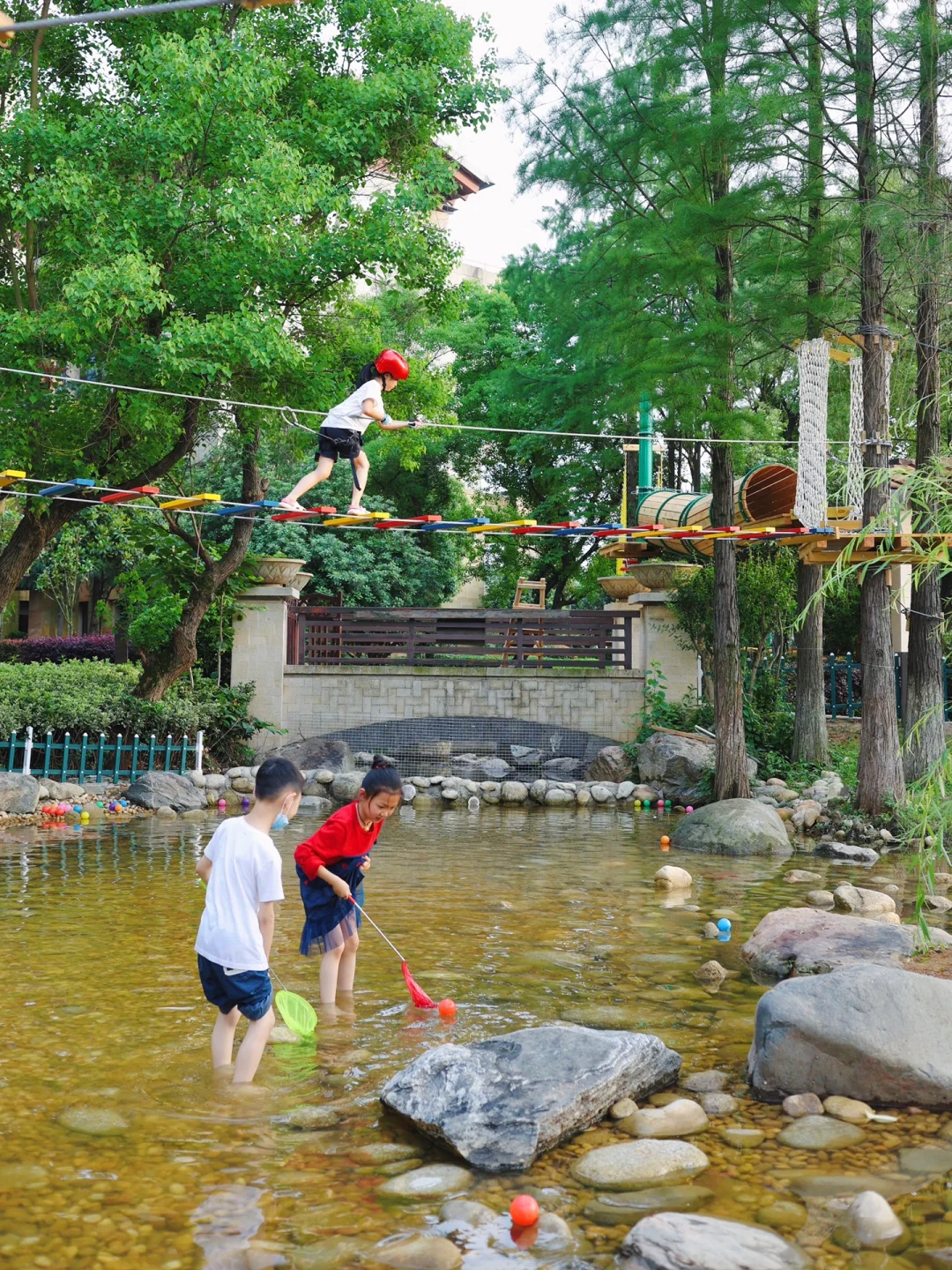 武汉溯溪遛娃好去处，免费大草坪露营yyds！