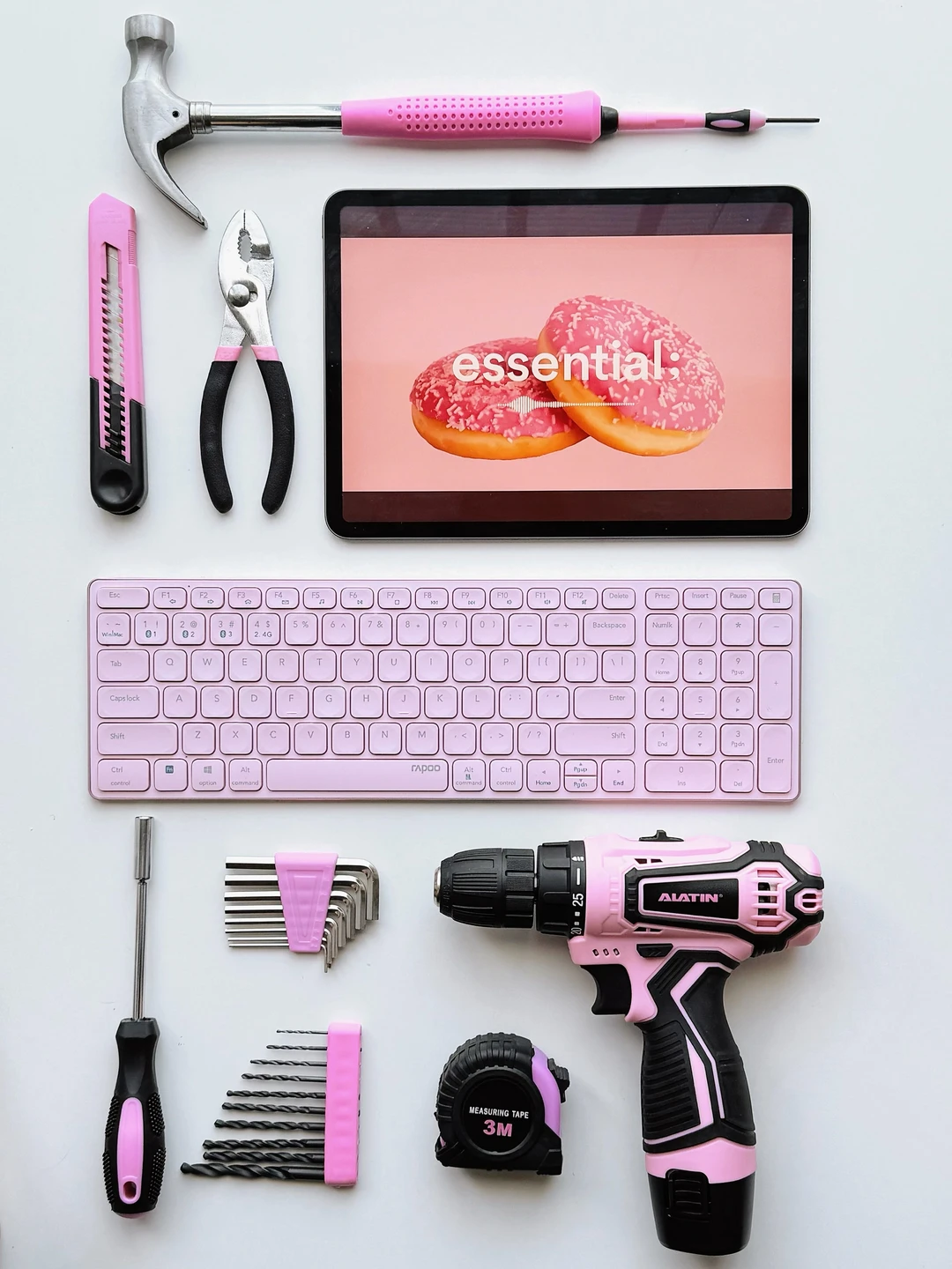 书桌日常🧰家居博主人手一个的工具箱