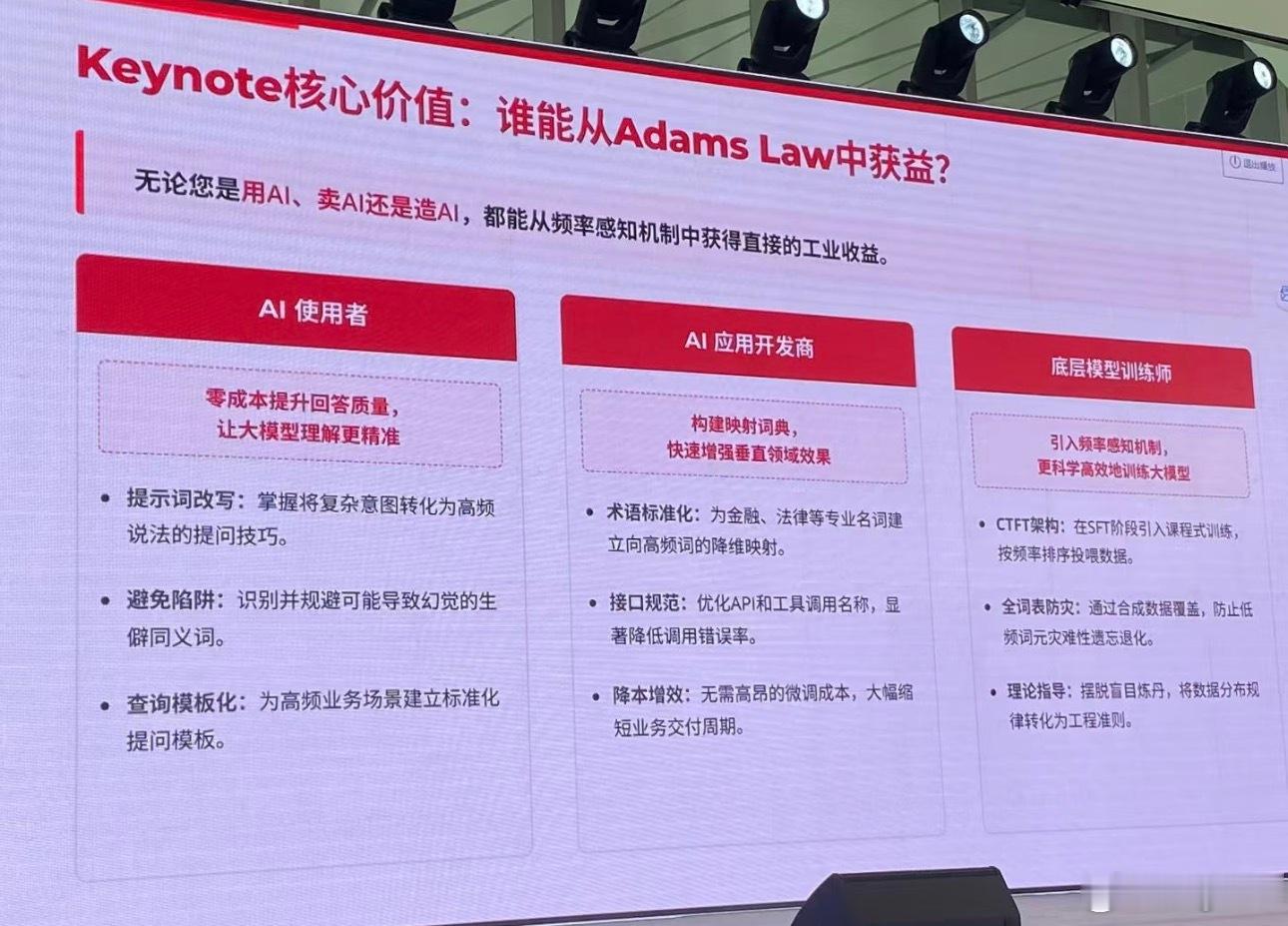 Adam's Law火了！文本频率决定AI认知边界
Keynote分享Adam's Law：文本频率决定AI认知边界。
MiniMax词元失语、GPT的Glitch Tokens故障，根源都是低频词在训练数据中稀缺，被高频词挤占，引发模型幻觉。

✅AI使用者：零成本优化提示词，减少幻觉
✅AI应用开发者：低成本增强垂直领域效果
✅底层模型训 ​