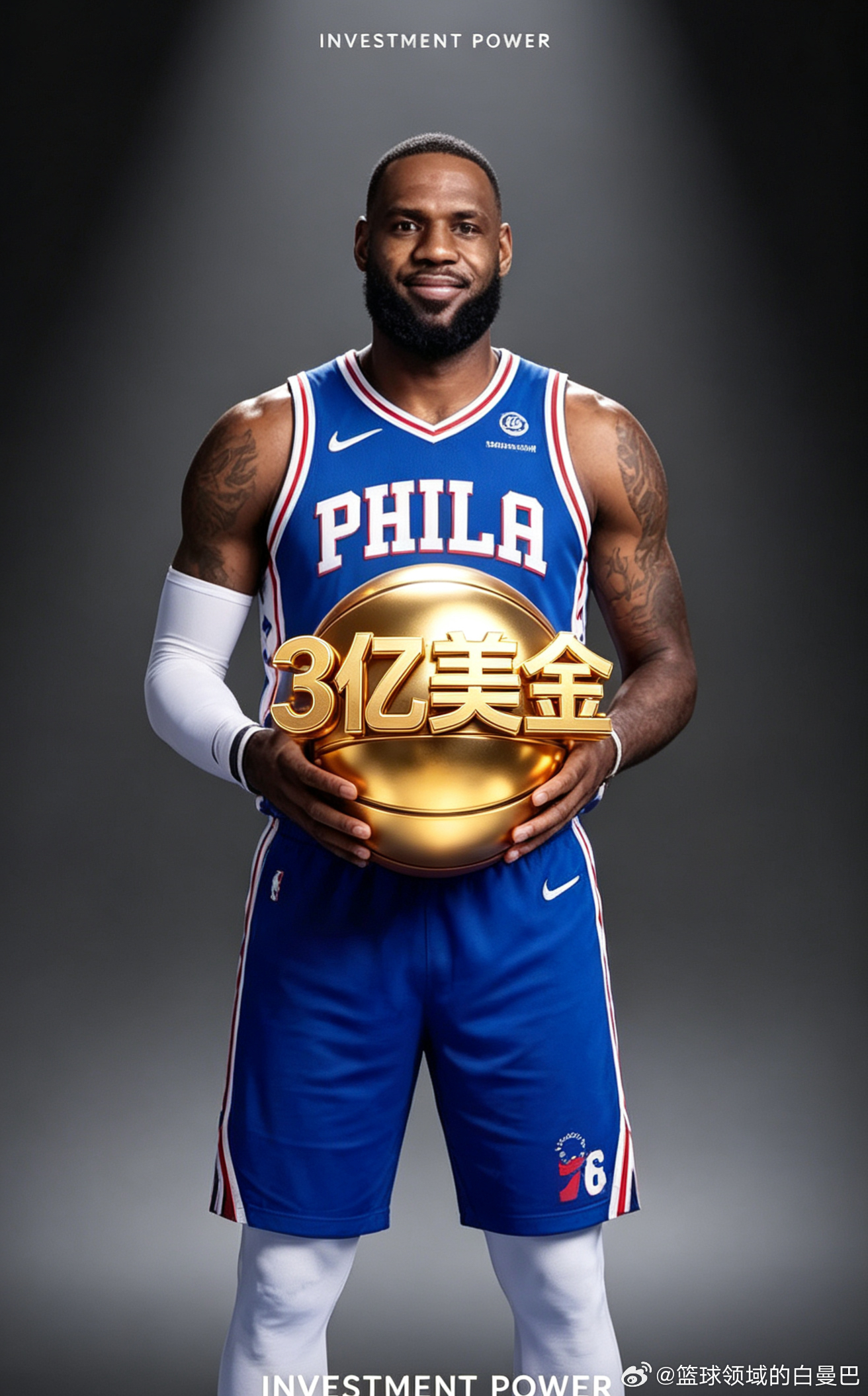 NBA截止目前唯一一个可以让华尔街资本无条件相信自己，投资自己未来几十...