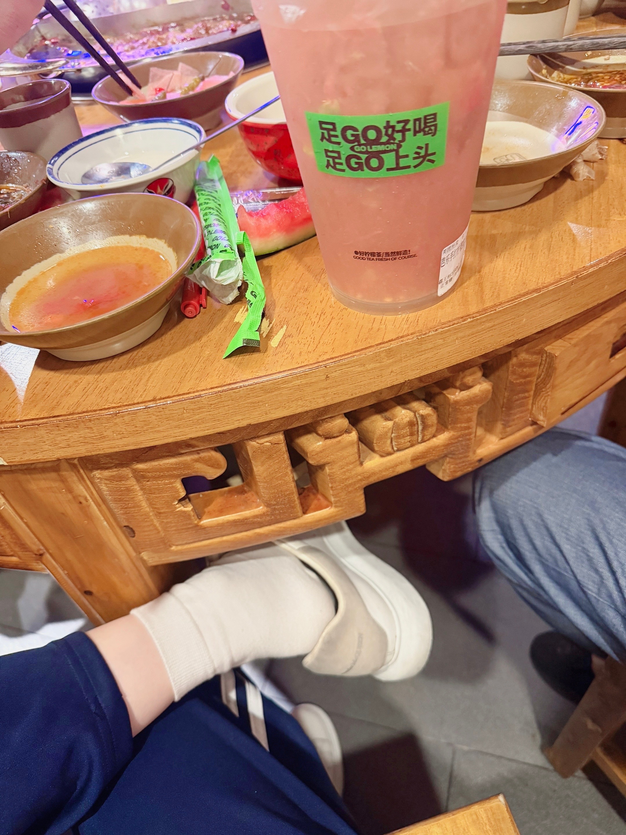 也是吃上火锅了 ​​​