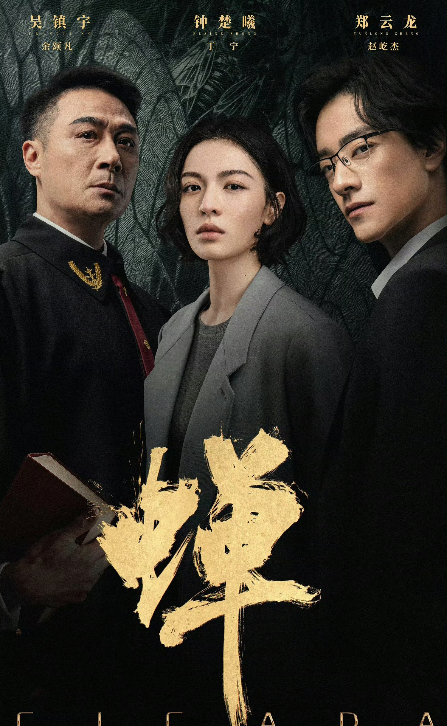 由吴镇宇、郑云龙、钟楚曦领衔主演的悬疑犯罪剧，今晚19点30分在腾讯、爱奇艺播出，喜欢破案剧的小伙伴快搬好小板凳！

该剧讲述了刑辩律师丁宁（钟楚曦 饰）追查生父十二年前的绑架旧案，从而将法官余颂凡（吴镇宇 饰）、律政精英赵屹杰（郑云龙 饰）的命运再度捆绑。

真相到底是什么？一起到剧里寻找答案吧！