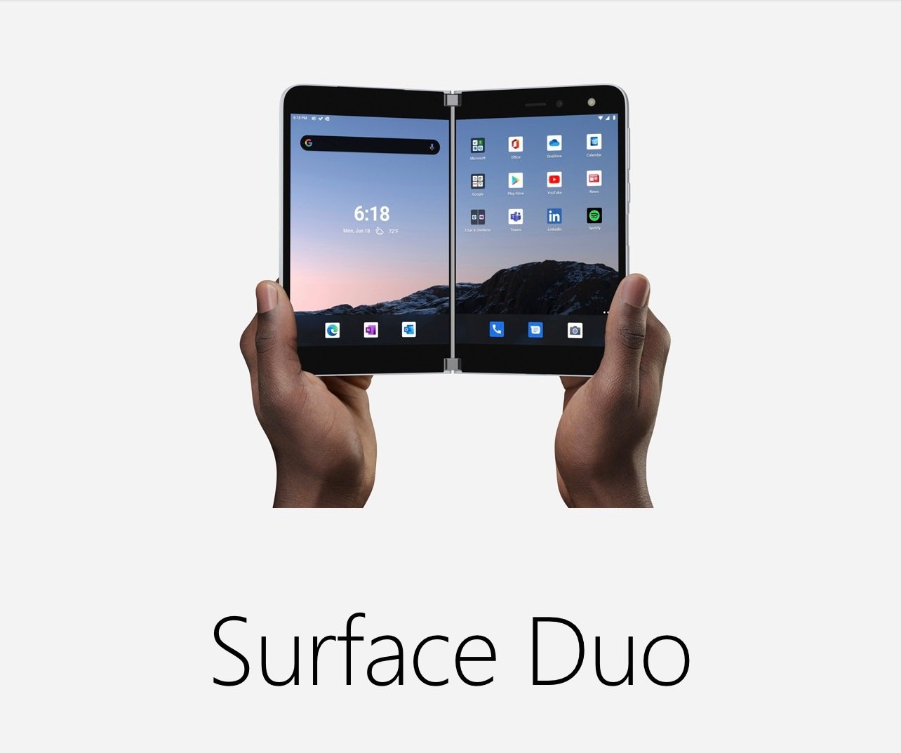 微软的Surface Duo在2019年10月2日的Surface硬件大会上发布，是一款可折叠的双屏手机。

还有人记得吗？ ​