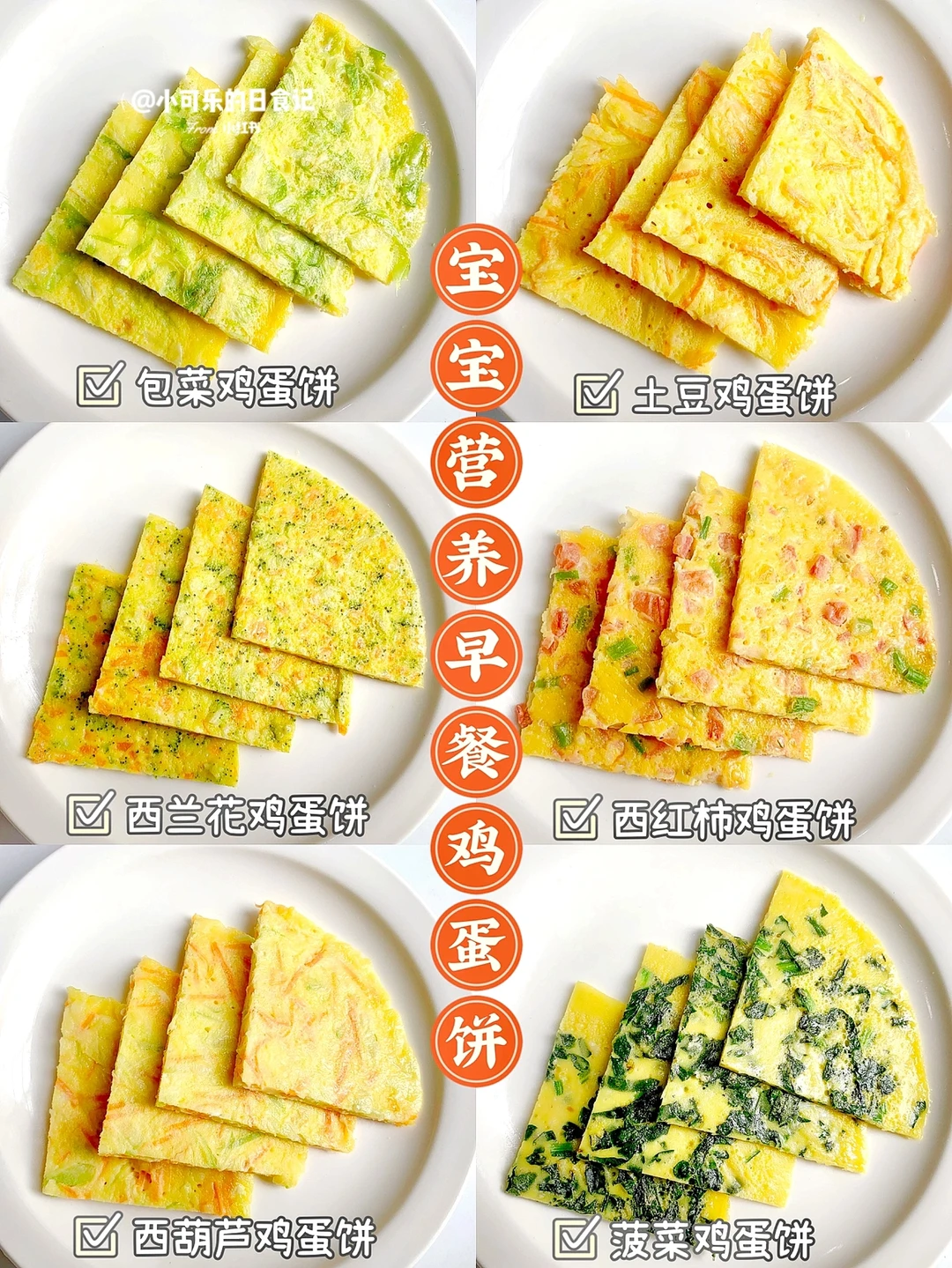 10M+营养美味鸡蛋饼✅不重样宝宝早餐 快手