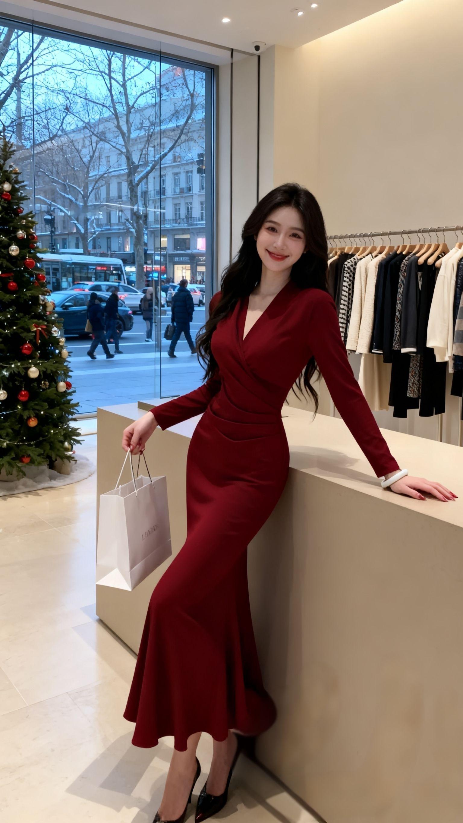 <p>优雅气质 内搭外穿都好看 礼服裙 通勤搭配 名媛风 <!--{i...