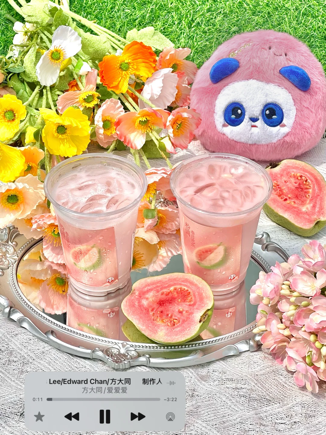 喝到茶百道芭乐系列就知道春天真的来了！