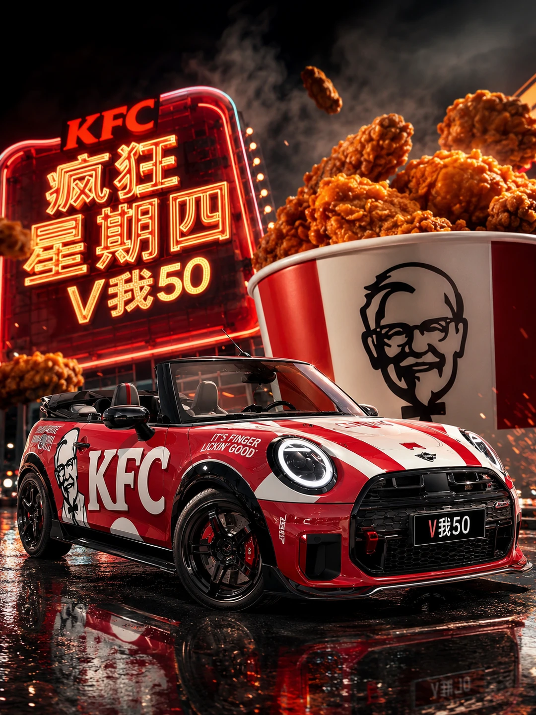 当我看见那“红白涂装 老头品牌”我愣住了…🍗