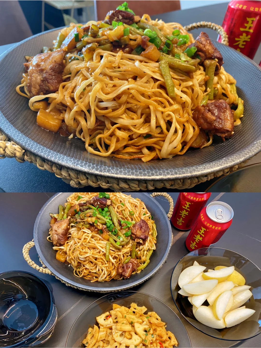 排骨豆角焖面／附教程