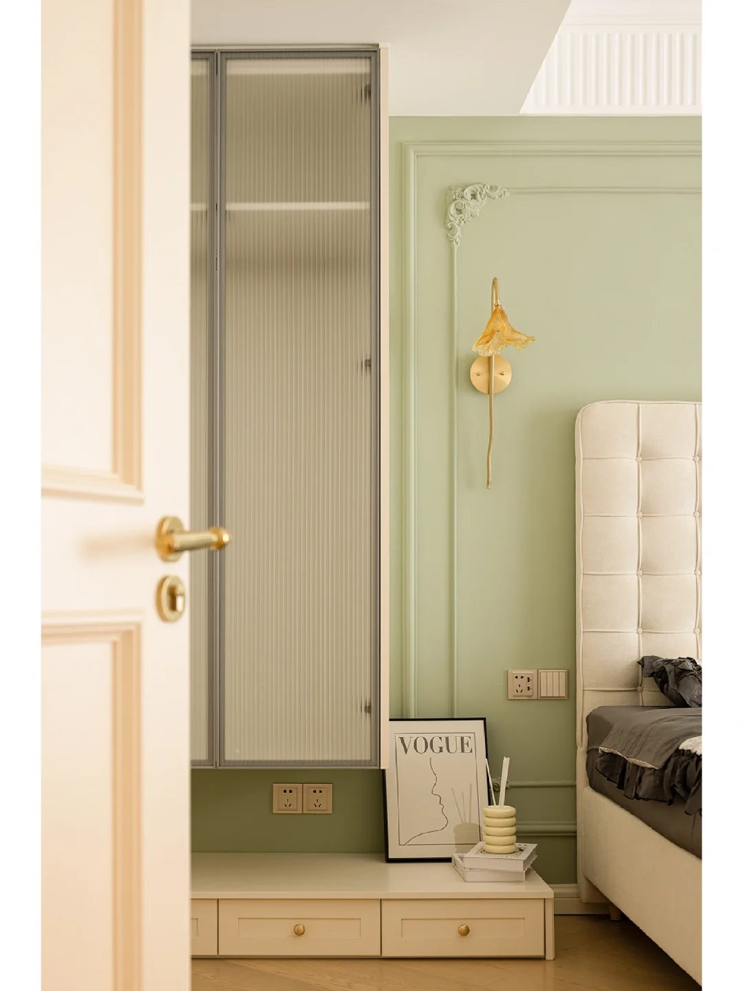 109㎡法式奶油风设计，小空间里有大