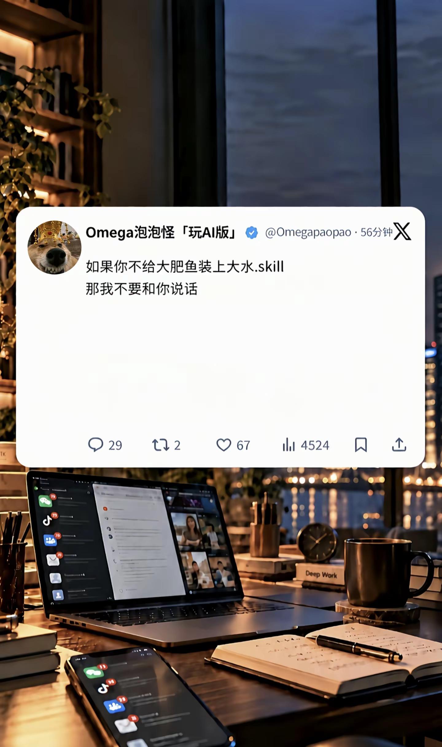 大水.skill.如果你不给大肥鱼装上大水.skill那我不要和你说话deepseekharness deepseek skill