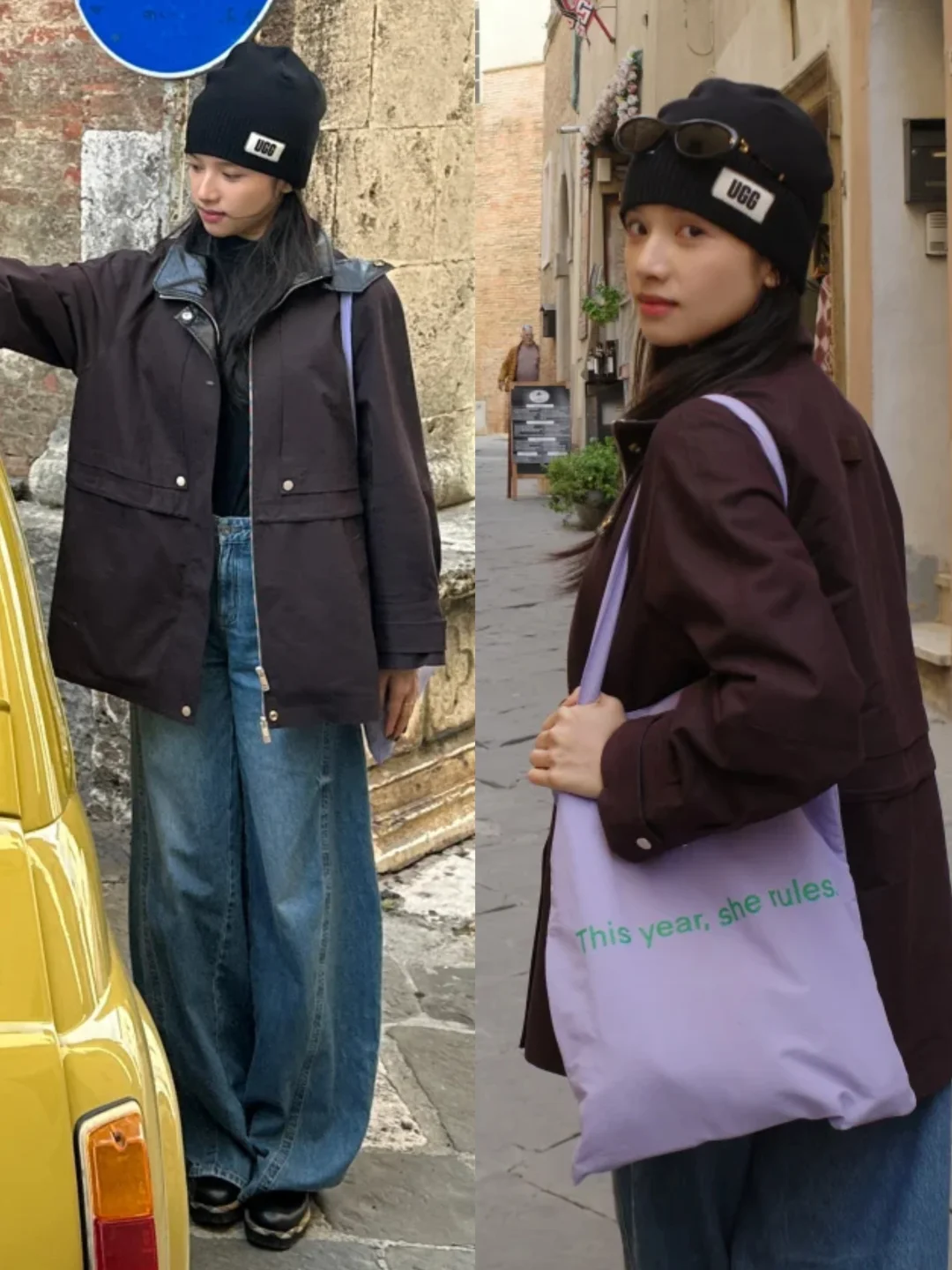 张婧仪更新旅行库存，随手一拍就很出片了