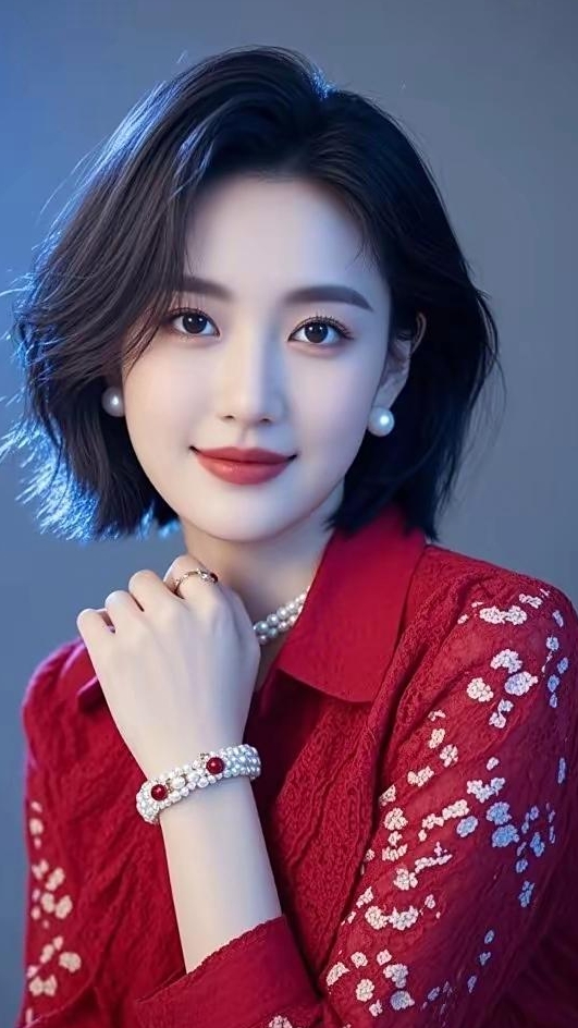 这位小姐姐真漂亮，穿得也很时尚！