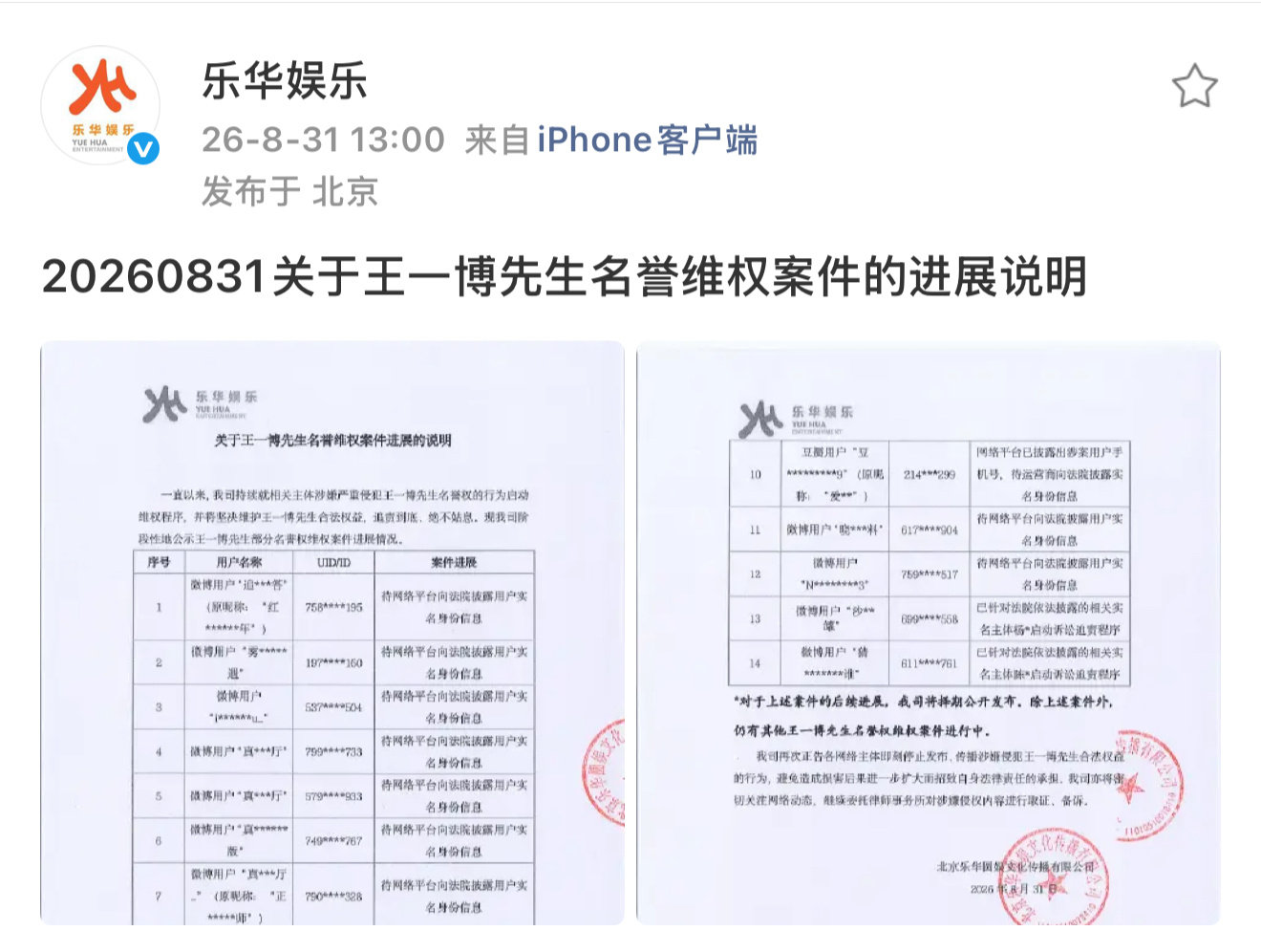 第一次拥有拉表的大告黑我竟然有点不知道说什么了，好爽啊！谢谢王一博！！一直都是是王一博在做ibo的超级英雄[泪][泪][泪]
一切都越来越好了！！！还要继续守护博博一万年！！ ​