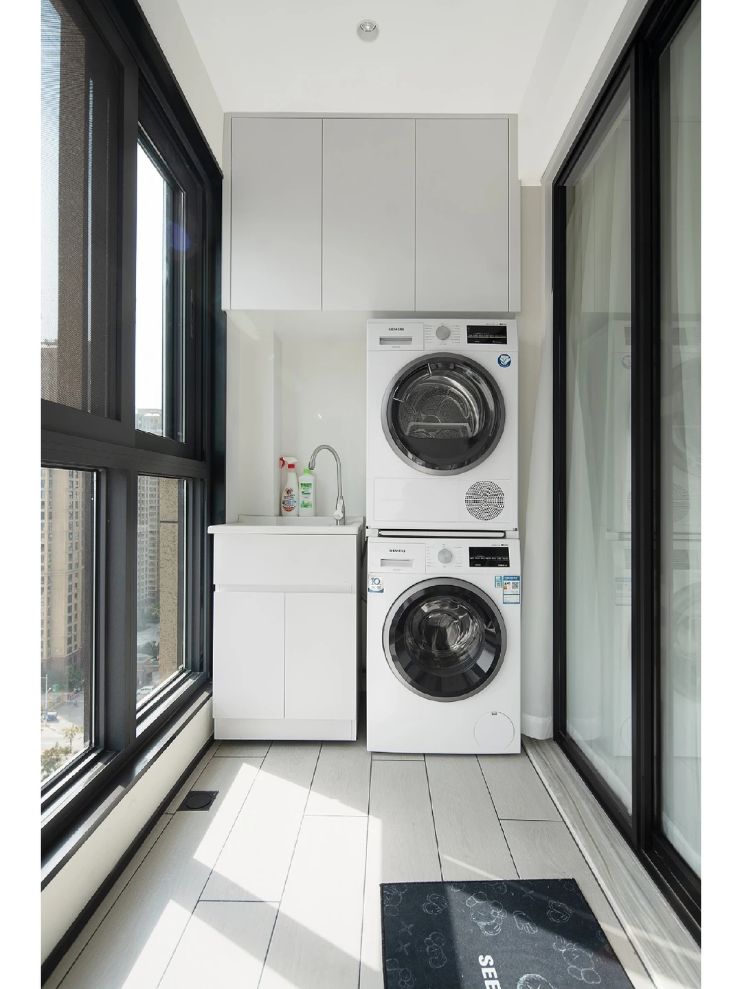 坐标天津📍101㎡极简阳台设计实用又美观