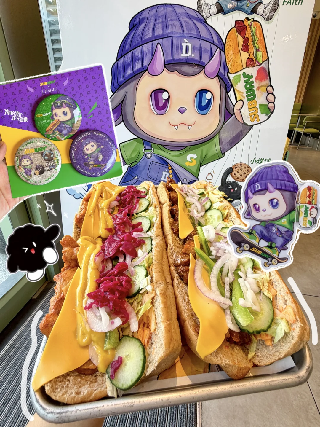 兄棣伙都来吃！！赛百味新品！👾我给到一个夯！