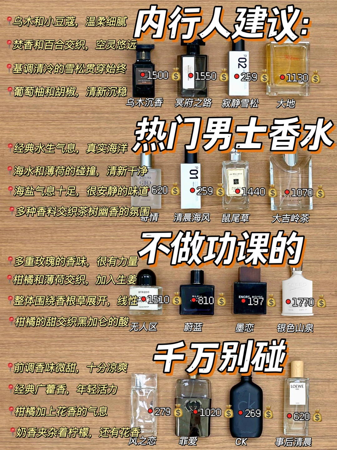 好闻到飞起！百闻不腻的男士香水直接拿捏！