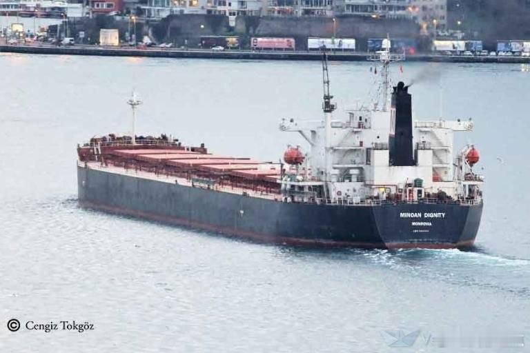 🚢伊朗武装部队18日对米诺安尊严号执行了一次行动，这艘货船由希腊的莫...