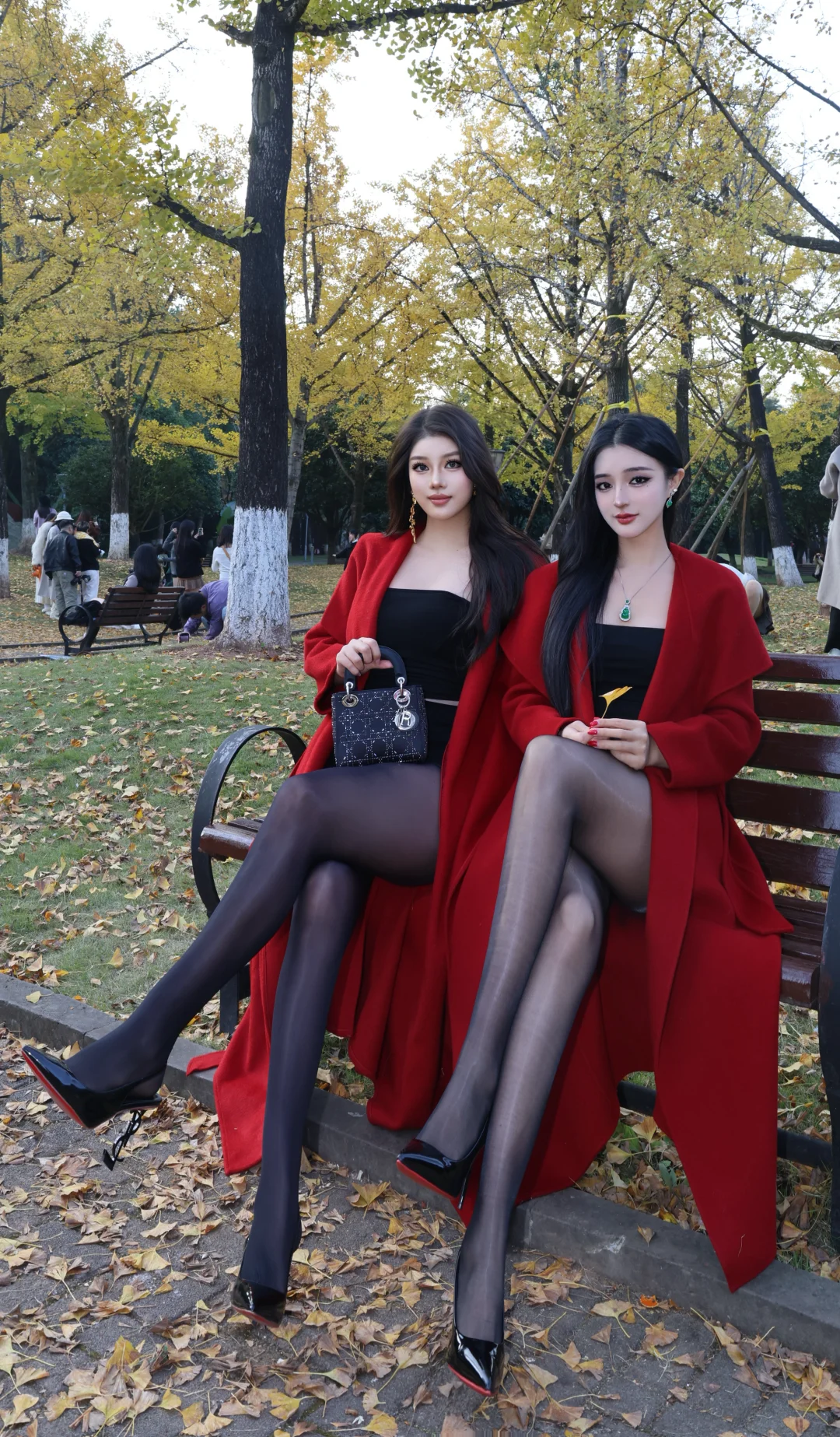 穿红色大衣 做气质女人