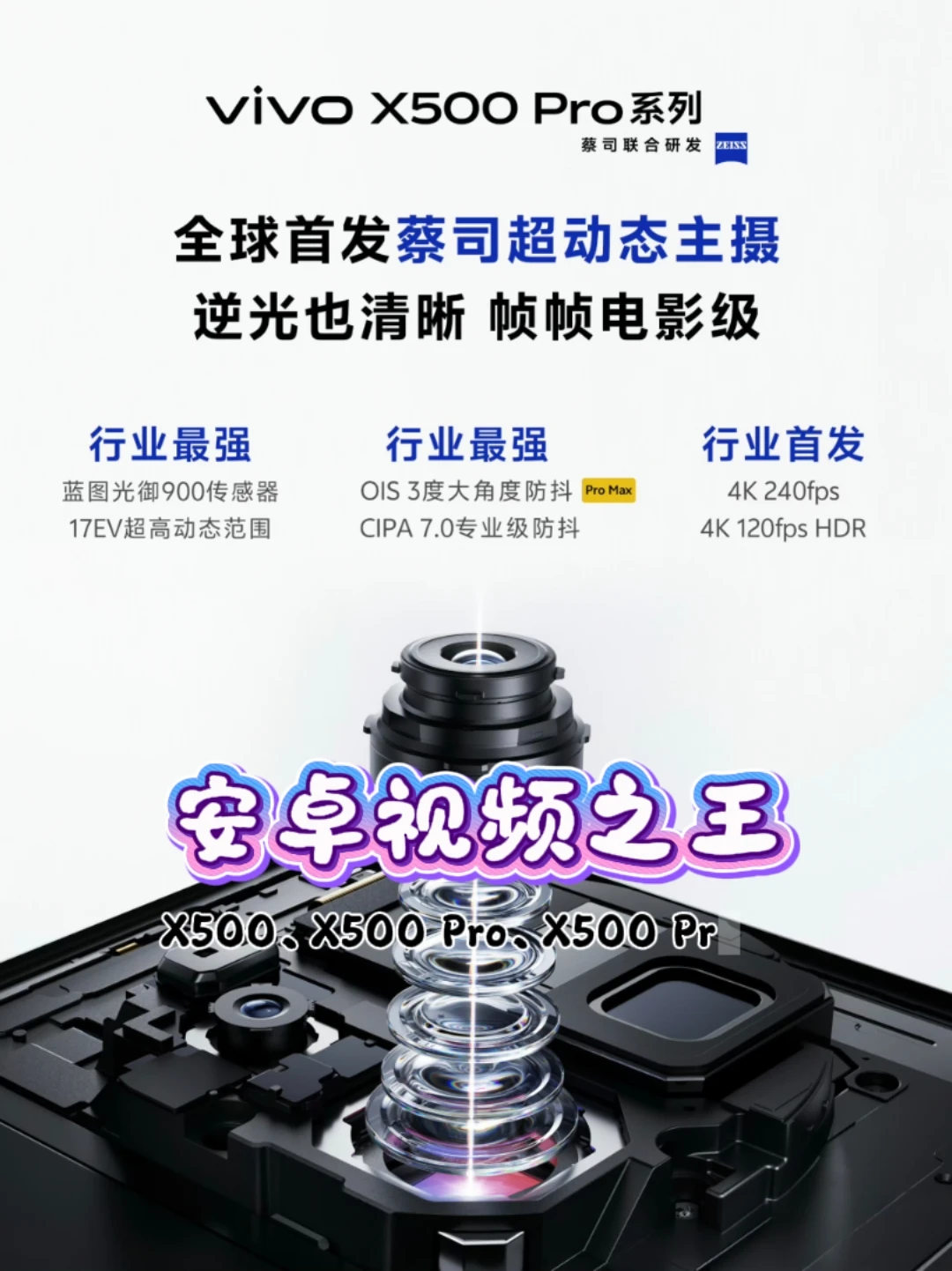 新一代X500系列——安卓视频之王。