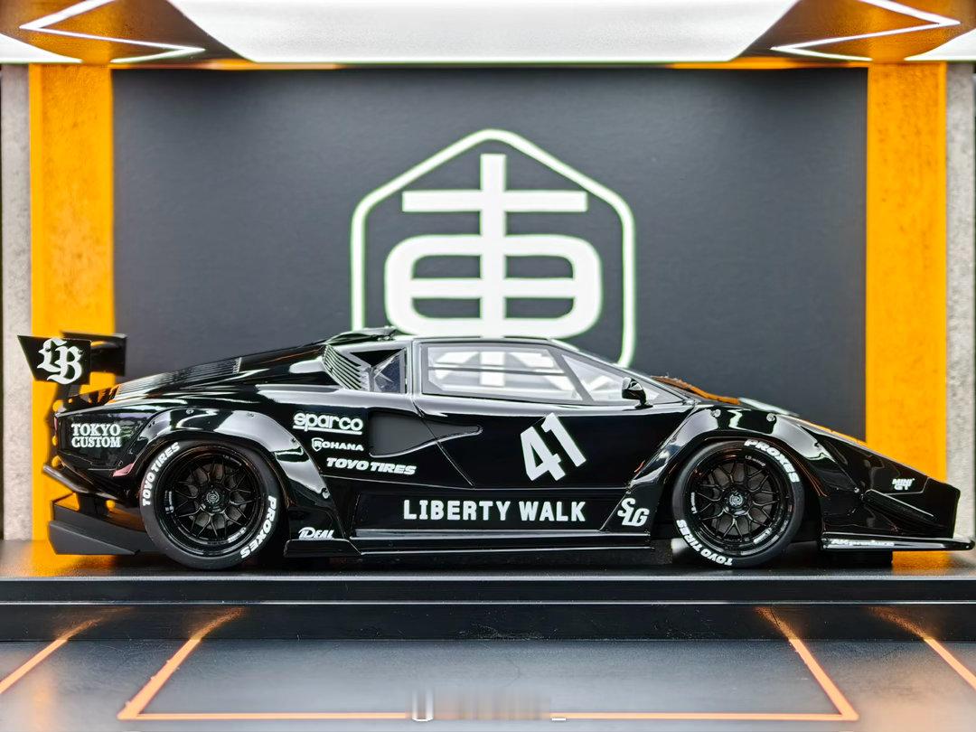 GT Spirit 1/18 兰博基尼 Countach 黑色 售价899 CLDC042#豪车超跑##汽车模型##汽车模型[超话]##大东家模玩##兰博基尼# ​