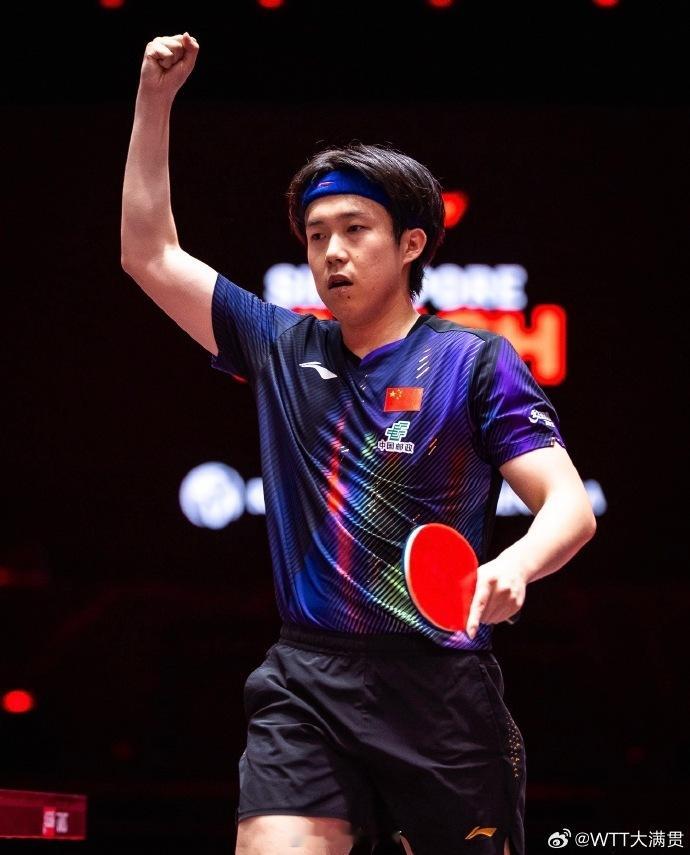 🆚WTT新加坡大满贯男单八强出炉，分别是：王楚钦vs张禹珍、林诗栋v...