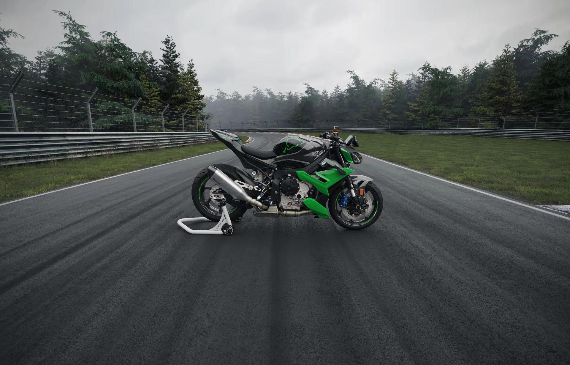 宝马M1000RR、M1000R、M1000XR为纽博格林赛道100周年推出“纽博格林绿”配色宝马M1000R宝马1000xr 宝马1000r 川崎