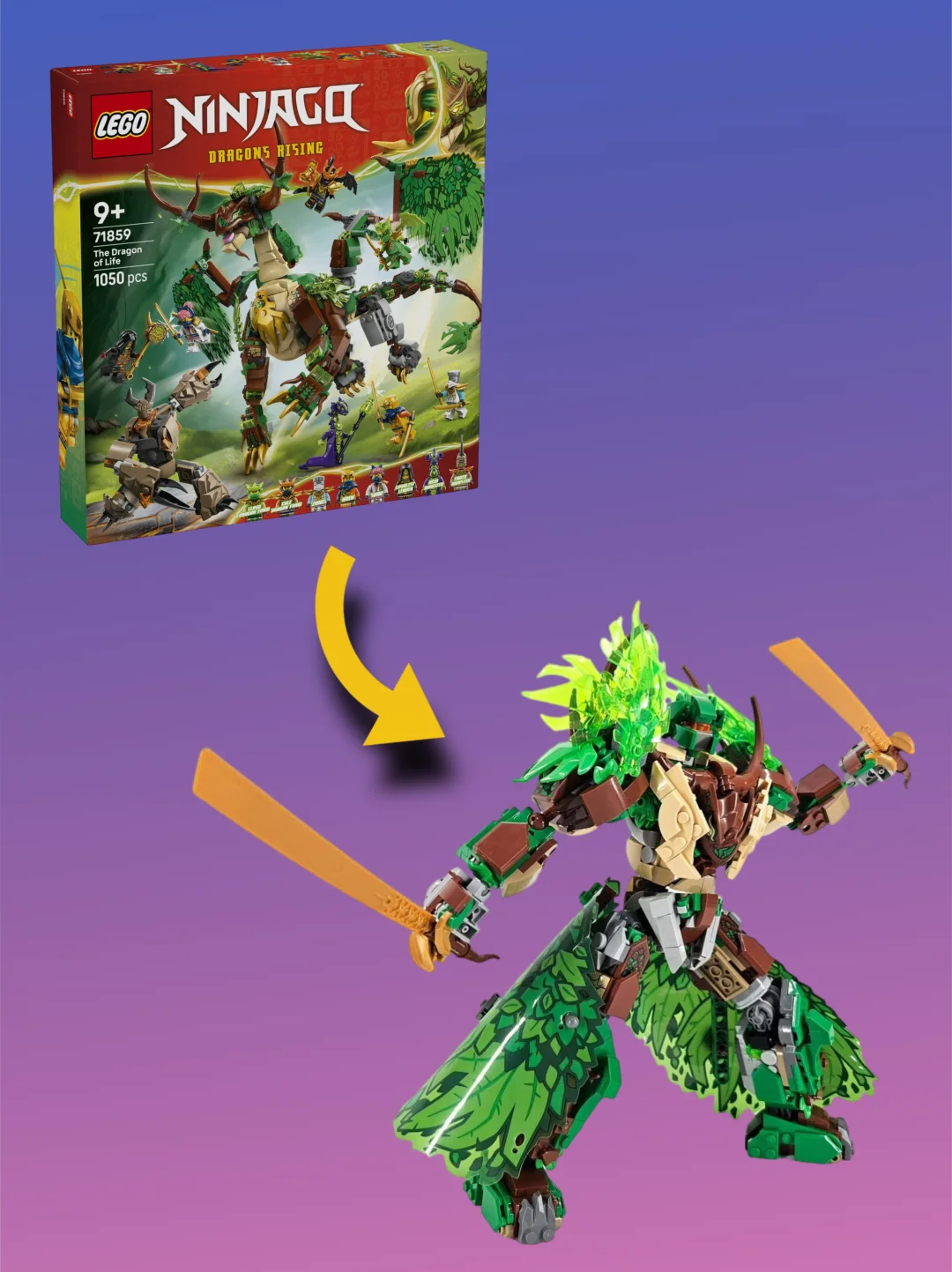 不按说明书拼乐高，幻影忍者源龙变机甲🌟