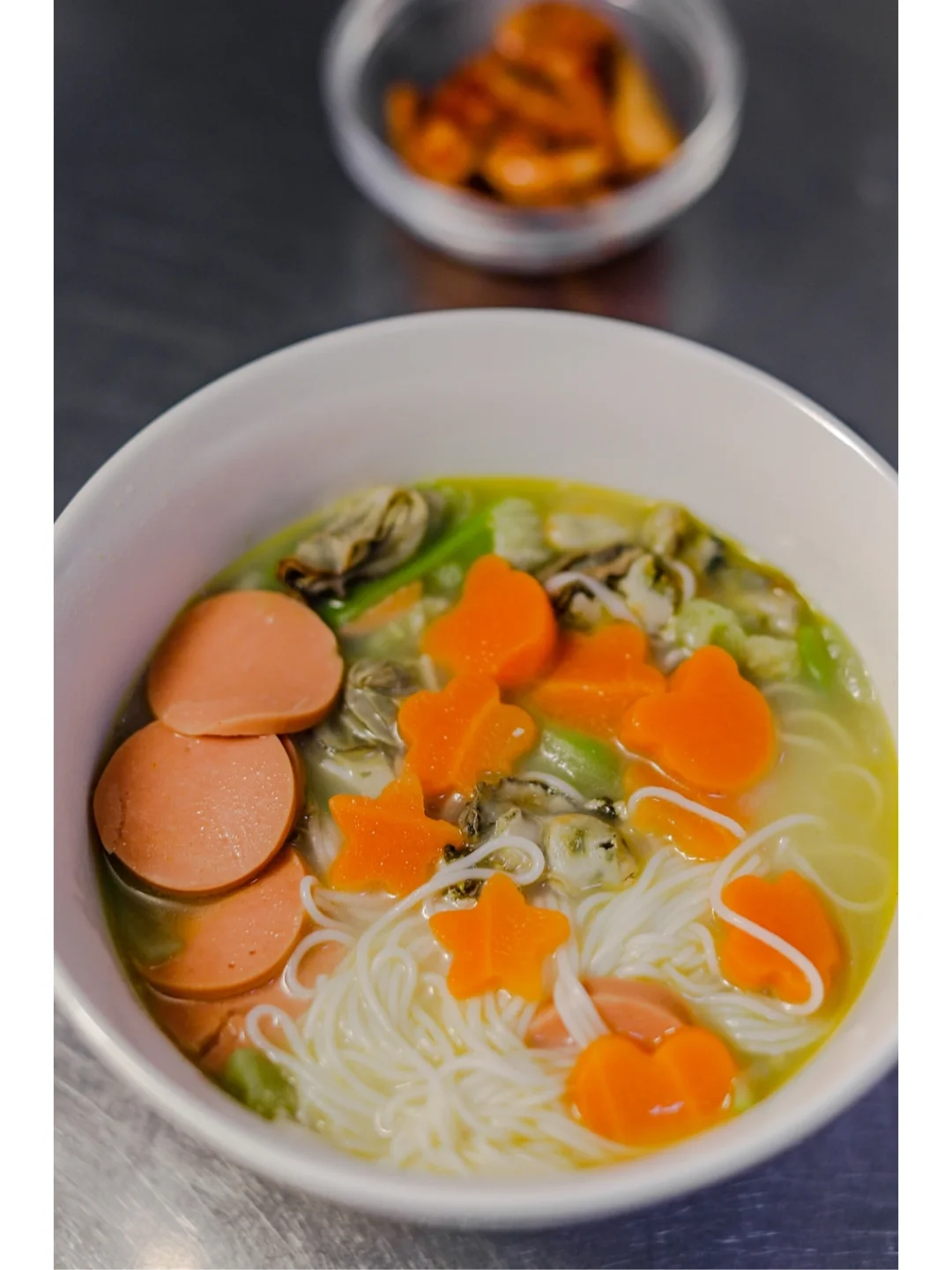 坚持做1000种面不重样（158）丝瓜蛤蜊汤米粉