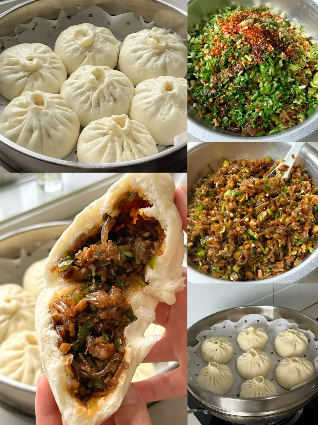 青椒茄子粉条包做法意料之外的好吃