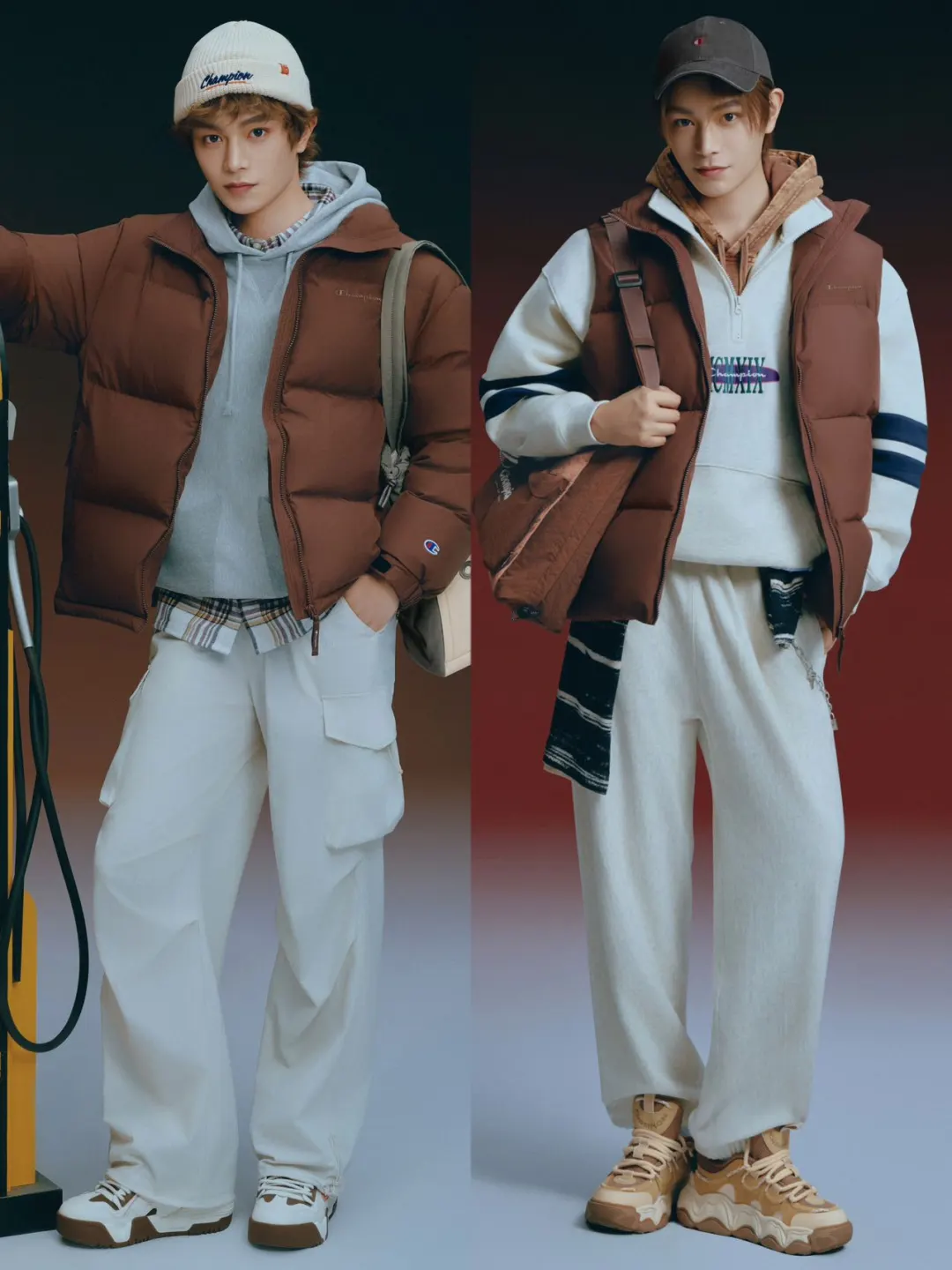 丁禹兮怎么做到的🤩每套Champion都帅出圈