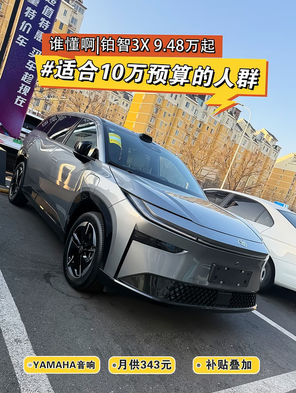 🔥铂智 3X 94800 元起｜补贴叠加超省