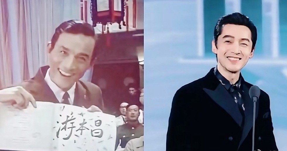 #胡歌游本昌 忘年交#谁能想到，《繁花》里爷叔和阿宝的师徒缘分，戏外成了一段动人的忘年交。游本昌老师一直是胡歌的榜样，还主动放弃白玉兰的申报名额，把机会留给后辈。他总说演员内在的帅来自修养，这份教诲也一直被记着。蒲扇轻轻落下，先生一路走好。 ​​​