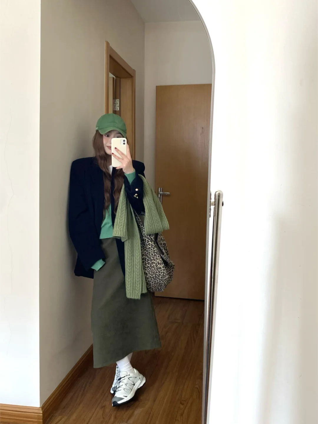 黑色西装➕半裙好韩