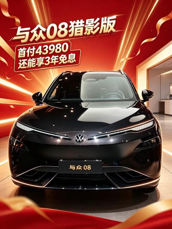 🚗海南国庆购车福利｜与众08猎影版