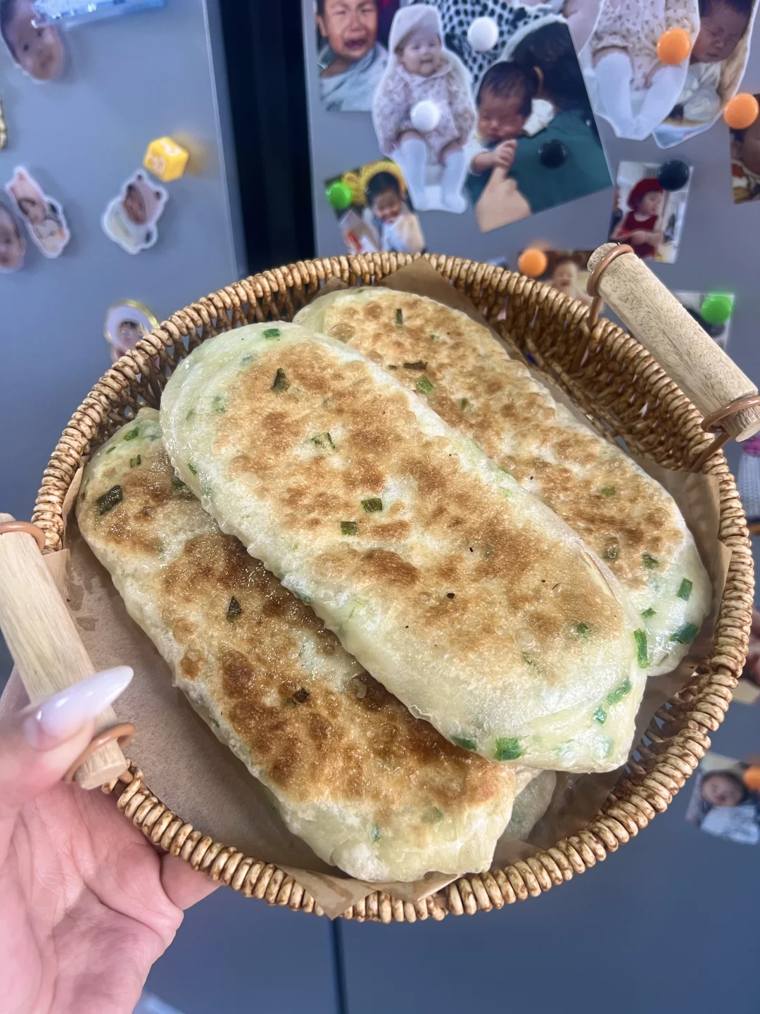 亲测！芝麻盐葱花饼真的好吃又好做！