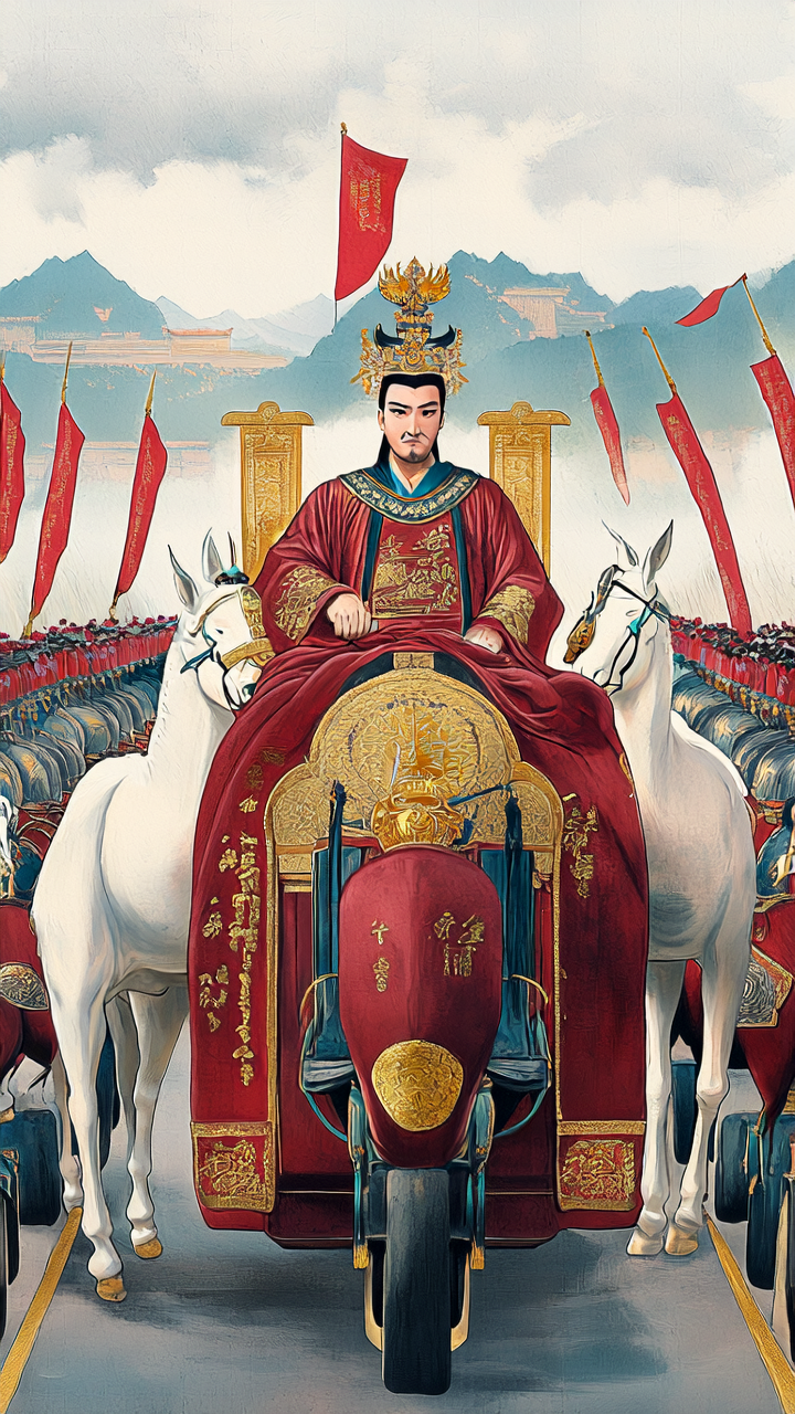 秦始皇的“打工皇帝”梦：

说起秦始皇，大家脑子里蹦出来的多半是“千古一帝”“焚书坑儒”“兵马俑”这些标签。可你要是以为嬴政同学只想当个高高在上的皇帝，那就大错特错了。今天，咱们就来扒一扒这位“打工皇帝”的真实内心戏。

想象一下，公元前230年，嬴政刚满22岁，正是意气风发的小伙子。可别看他年轻，