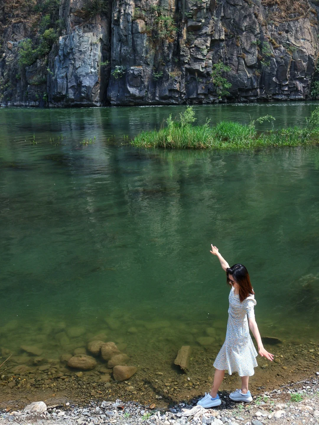 永定河绝美山谷‼️这条路有4个露营玩水地‼️