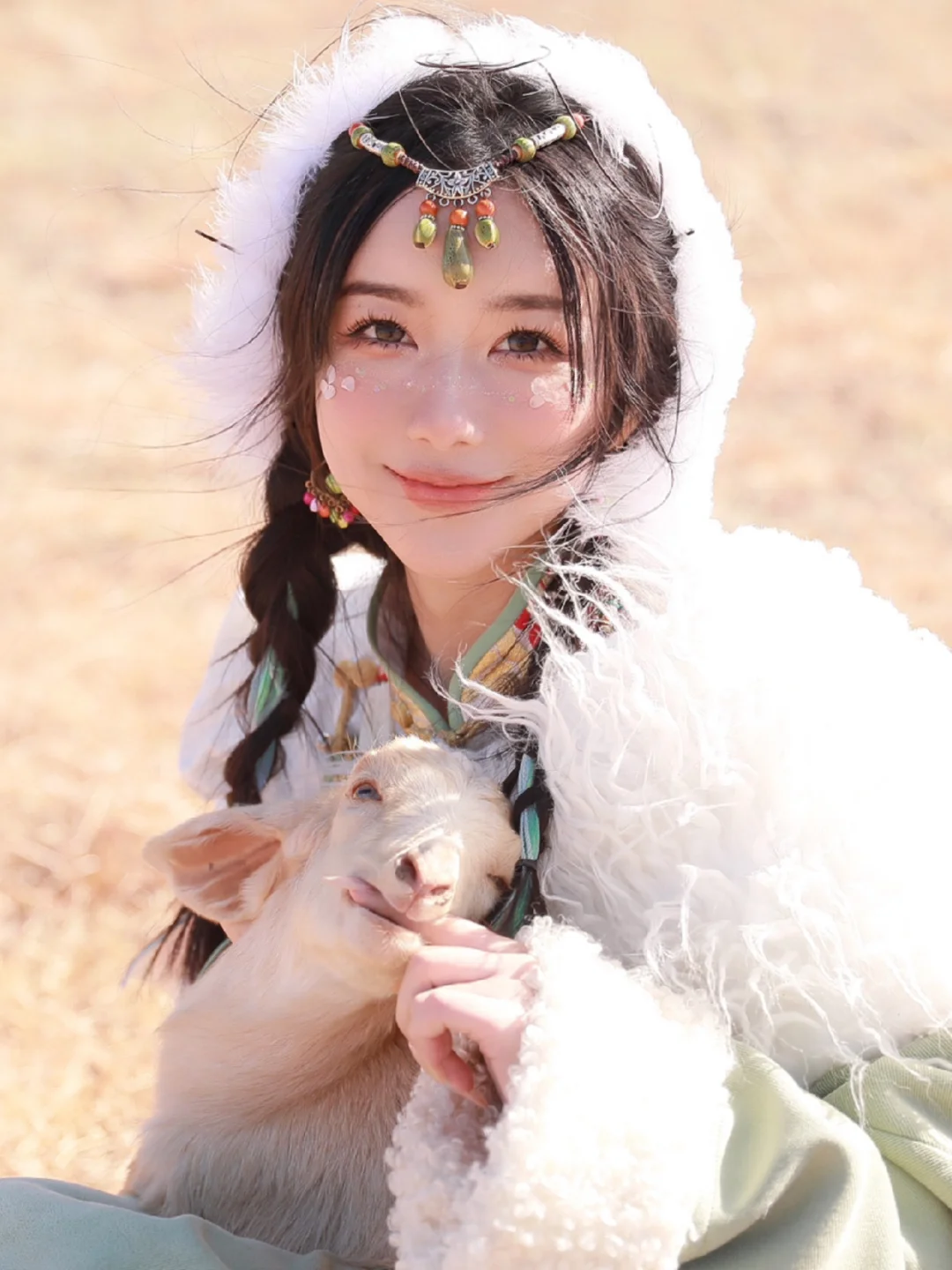 2月旅行｜丽江玉龙雪山下放羊的小卓玛写真🐐