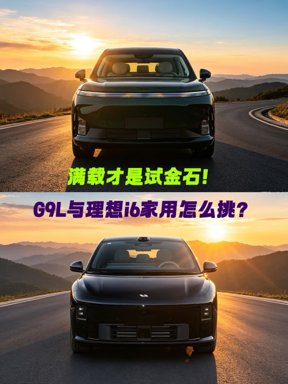 全家出行大五座！小鹏G9L与理想i6该怎么选？