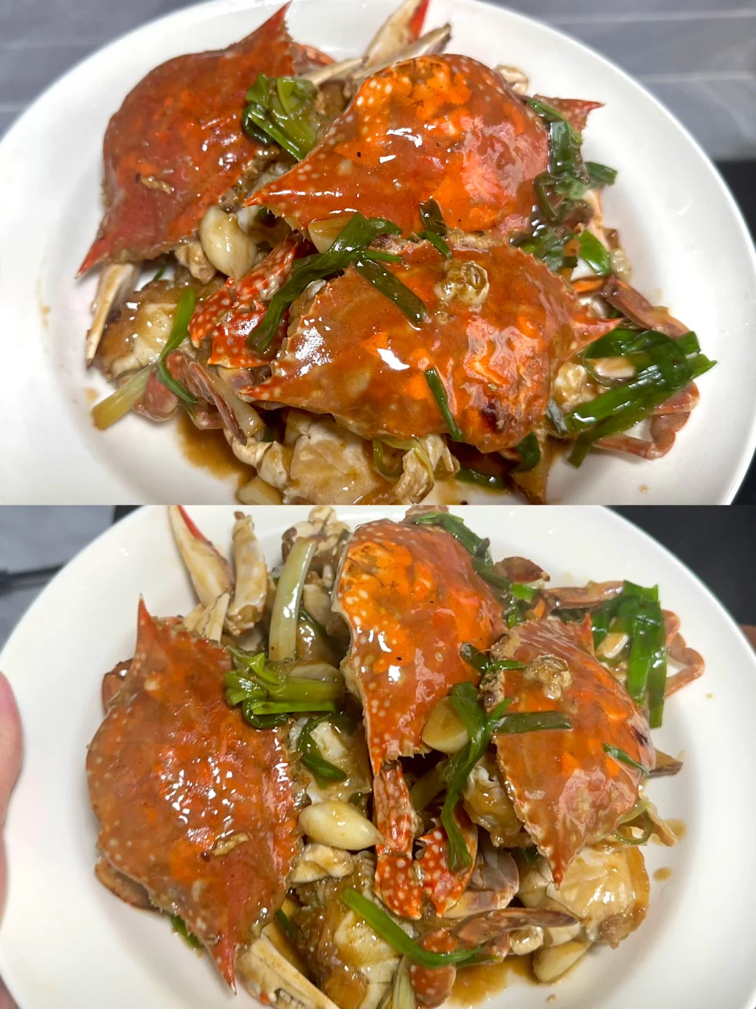 百吃不厌的姜葱炒蟹 梭子蟹最简单鲜美做法