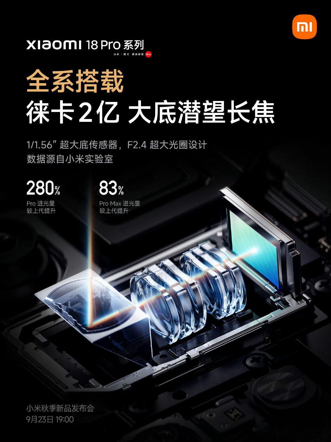 很多惊喜，今晚见#小米18pro系列##科技家电新一代# ​