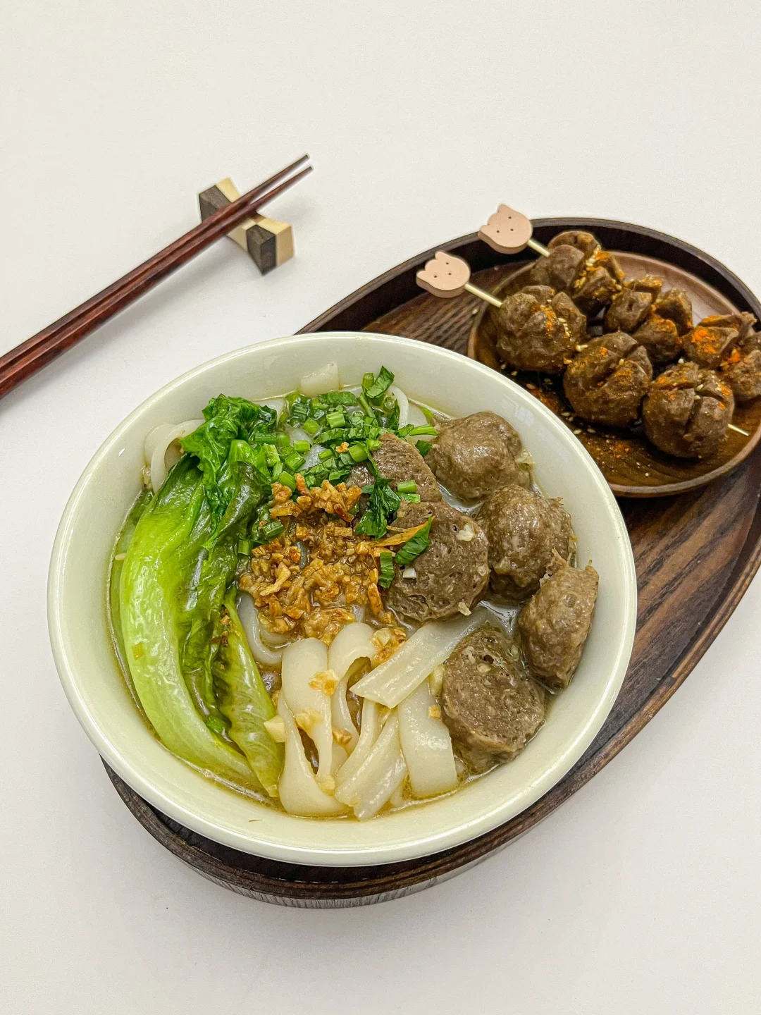 今日晚餐 | 🍜牛肉丸河粉✖️空气炸锅牛筋丸
