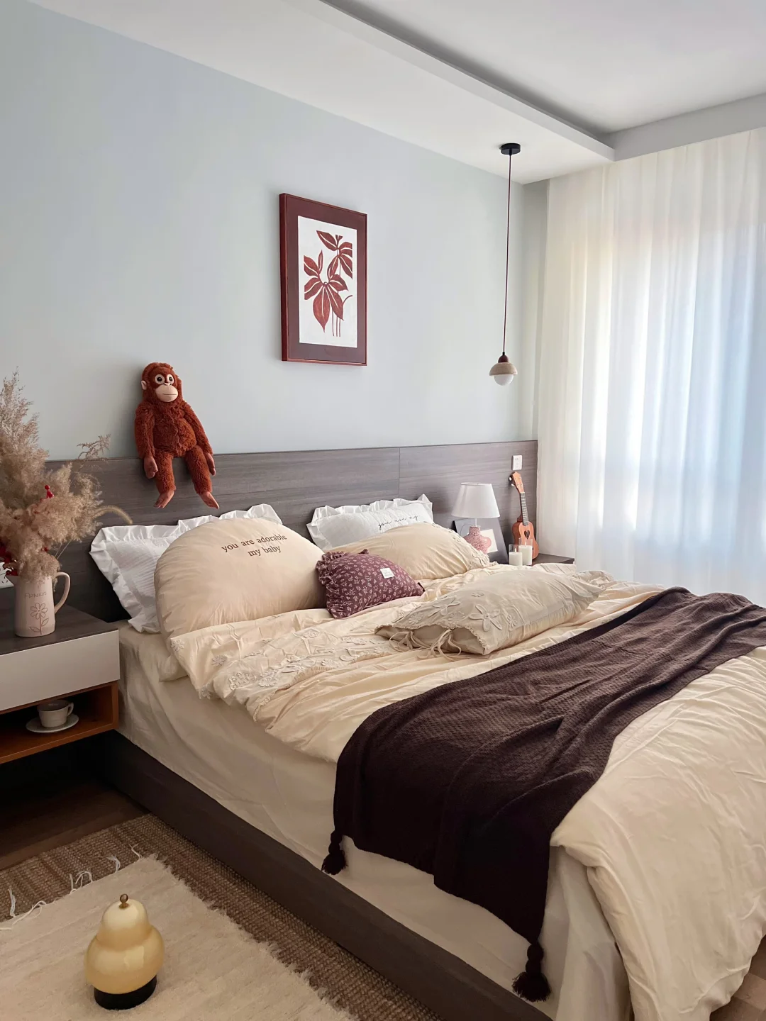 划到图2夸夸我❗️改造后的卧室能窝一整天🧸