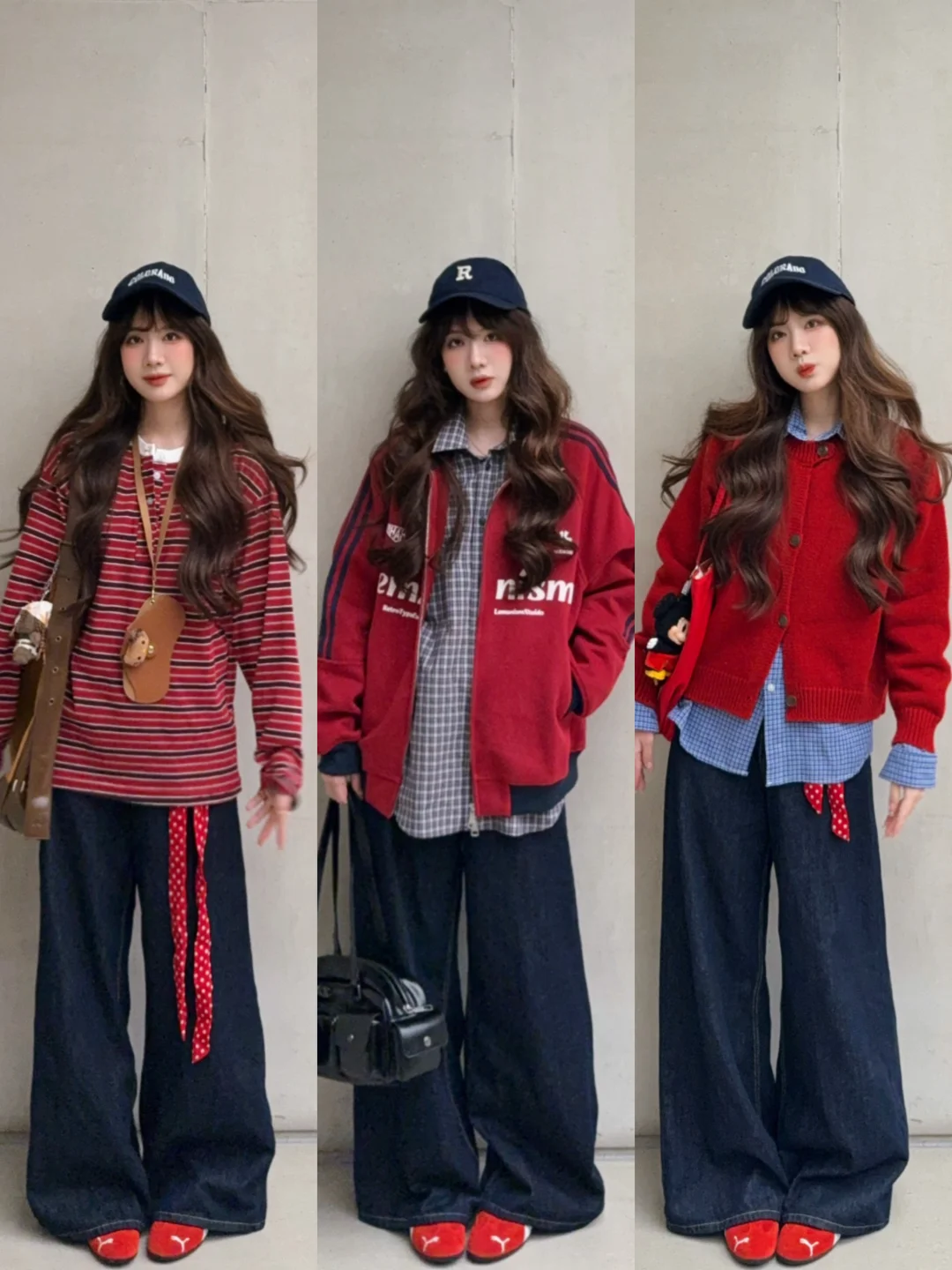 📕复古红➕牛仔蓝✦ യ₊˚